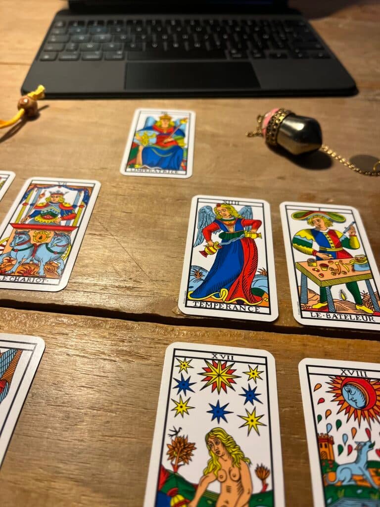 Tirage global avec le tarot de Marseille